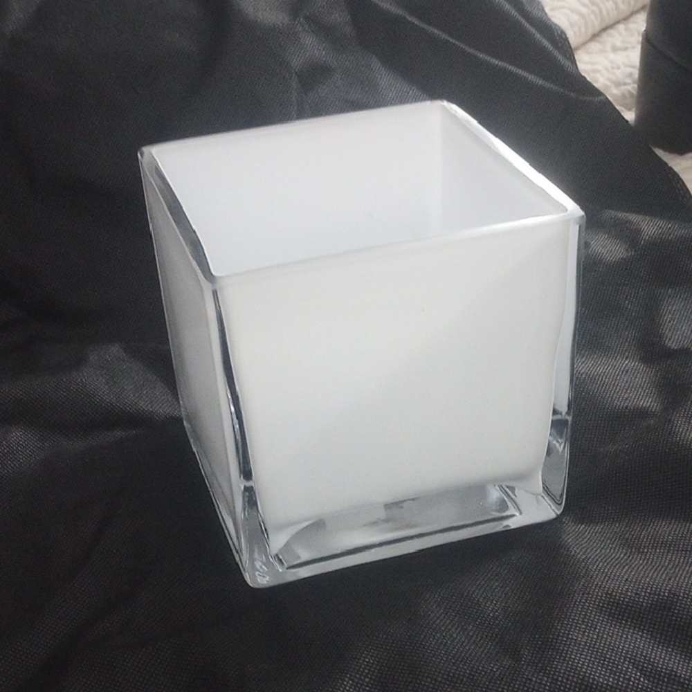 Minimalist White Accent Vase